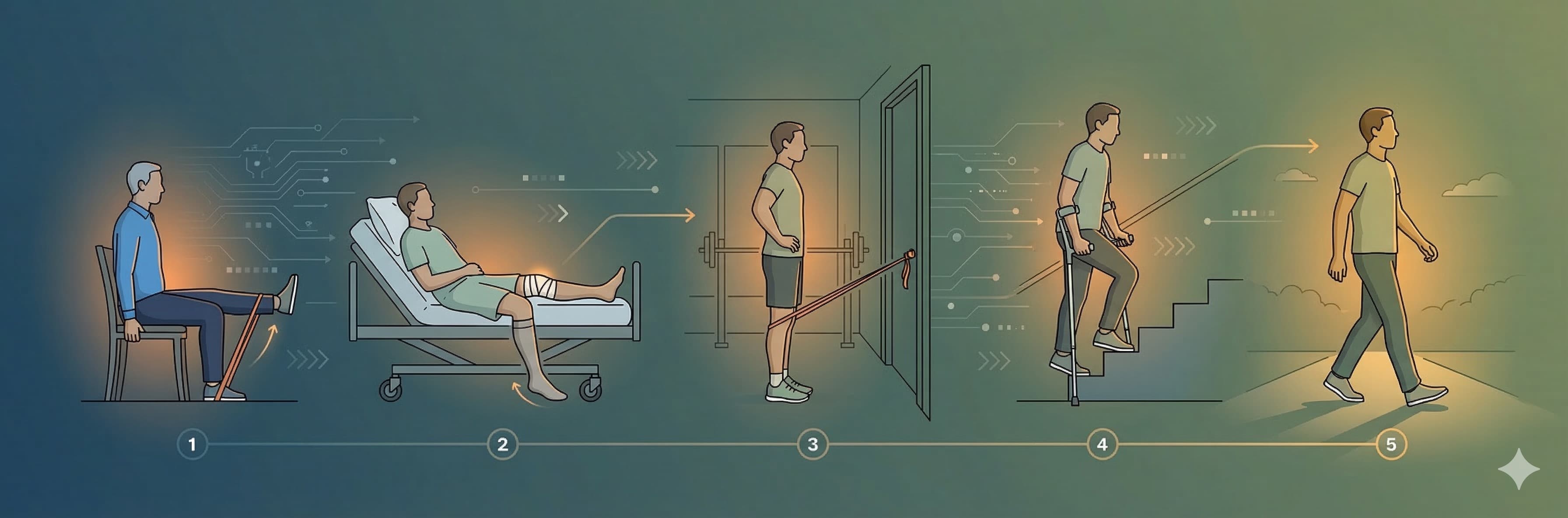 34 Exercises, 5 Phases — Inside the Evidence-Based TKA Rehabilitation Engine