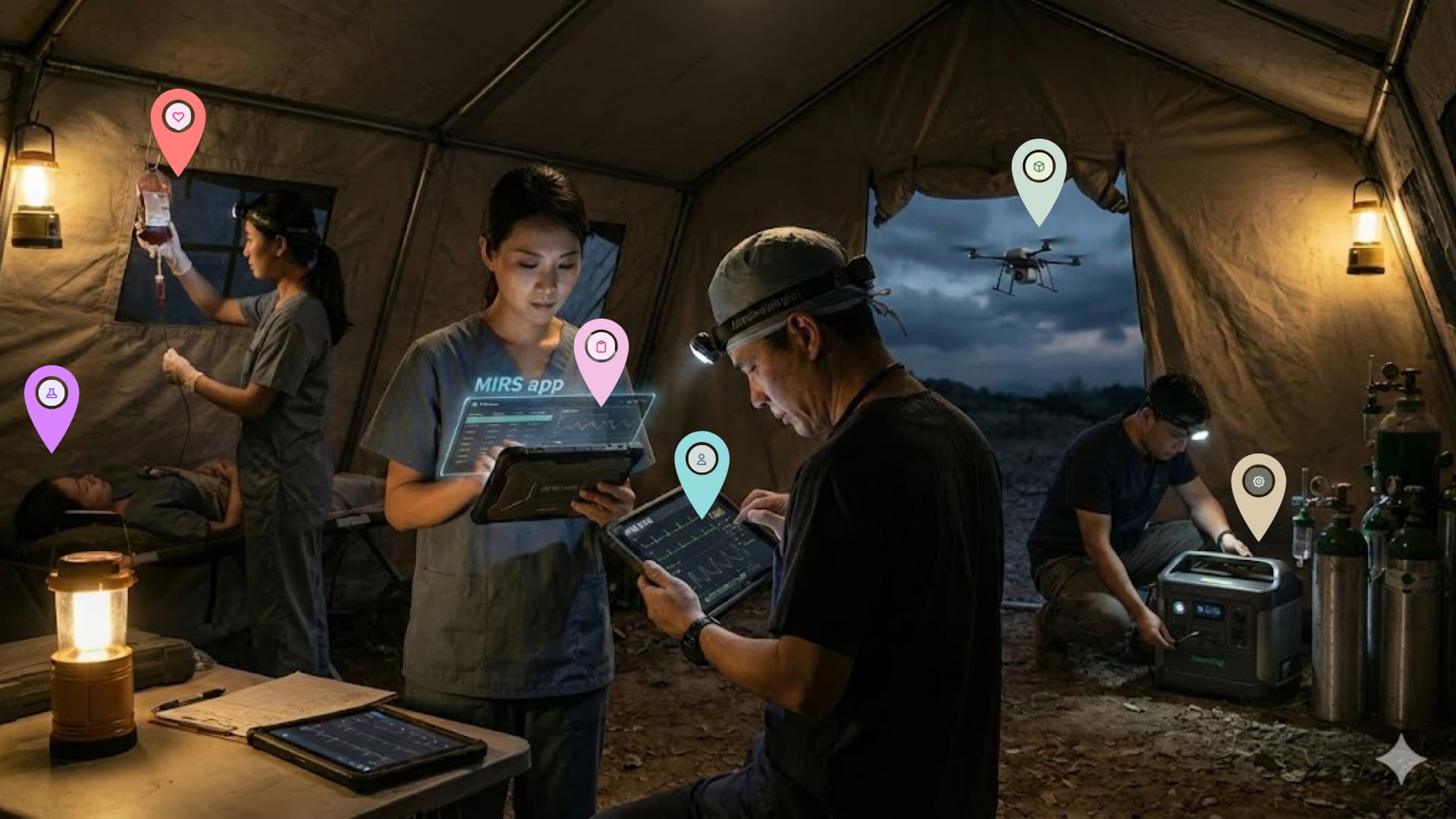 xIRS Field Medical Station - MIRS App with PWA fleet