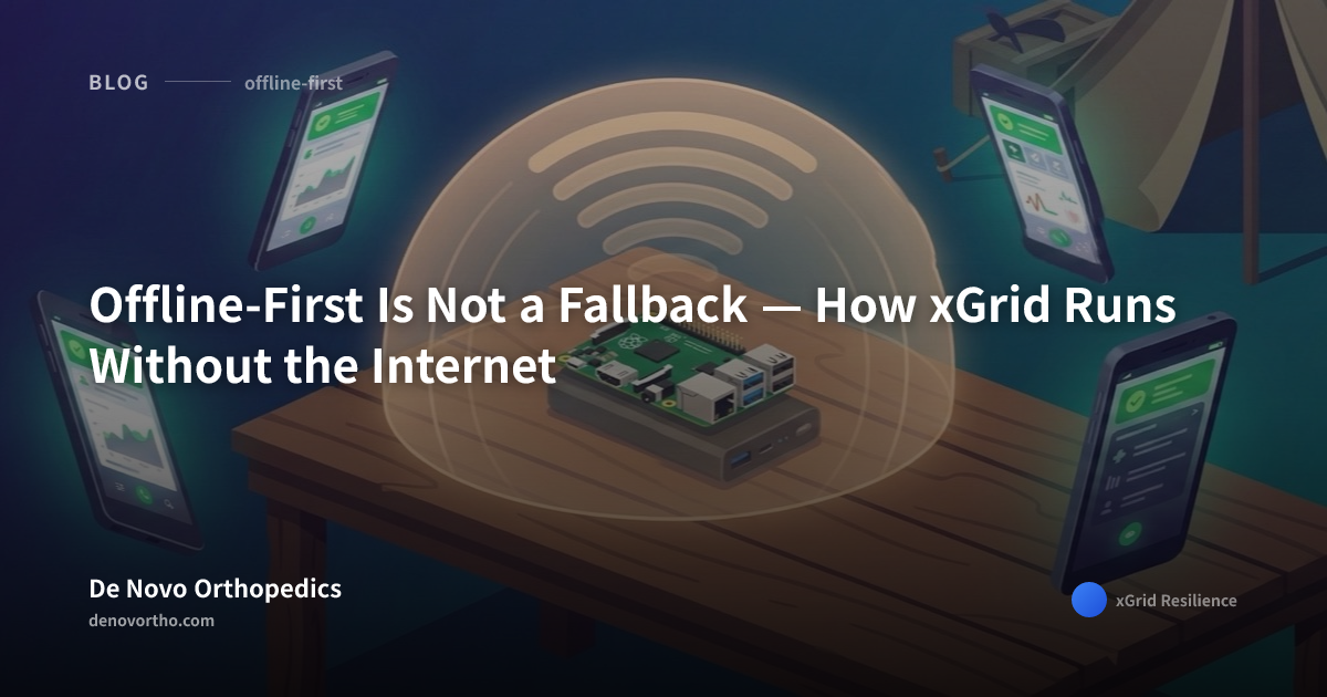 Offline-First Is Not a Fallback — How xGrid Runs Without the Internet ...