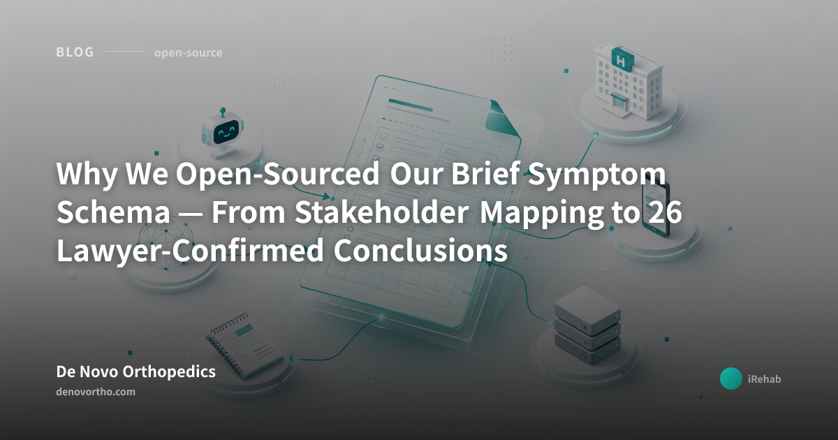 Why We Open-Sourced Our Pre-Consult Symptom Schema — From Stakeholder ...