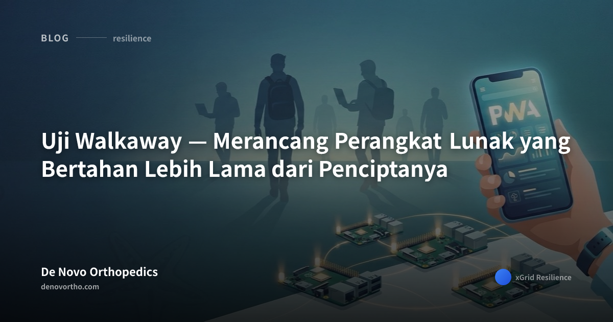 Uji Walkaway — Merancang Perangkat Lunak yang Bertahan Lebih Lama dari ...